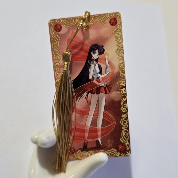 ❤️‍🔥 Sailor Mars Plastic Bookmark - Picture 3 of 7